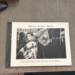 CHANEL White Booklet with Black Text